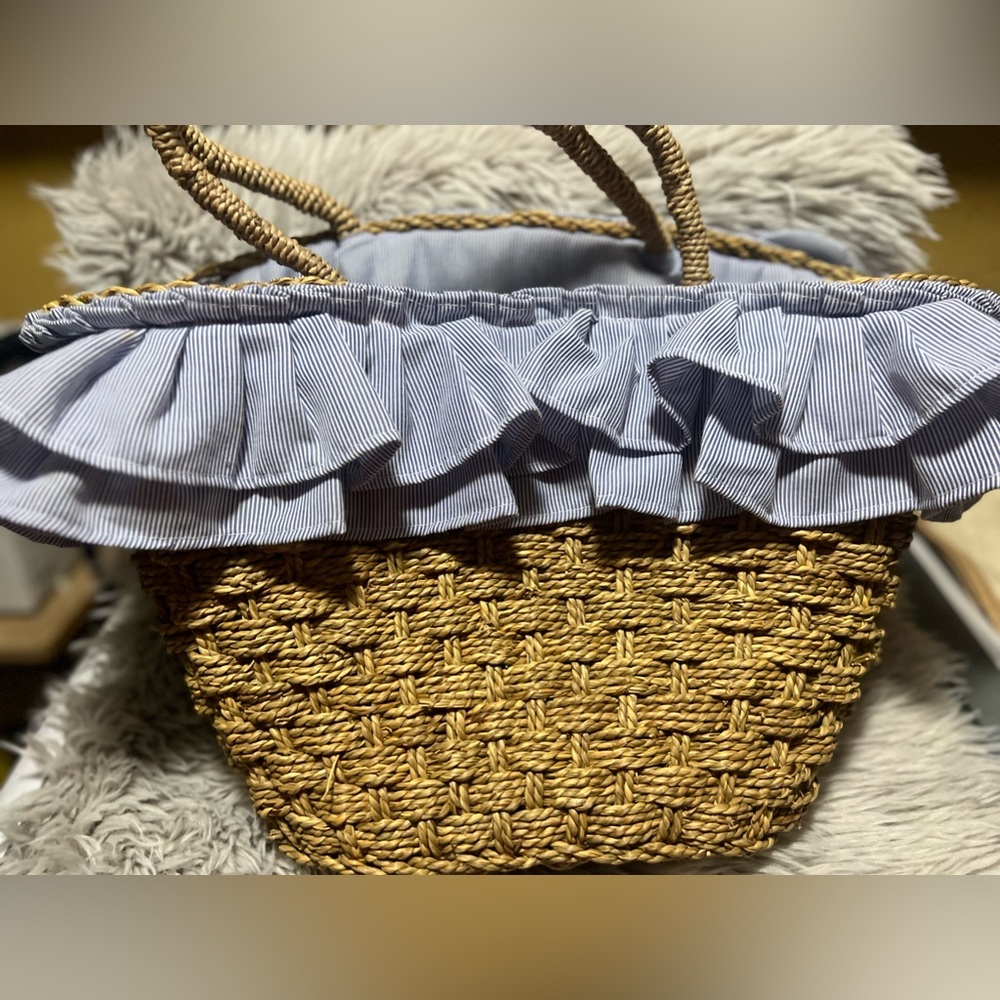 Cynthia Rowley Straw Tote Beach Bag